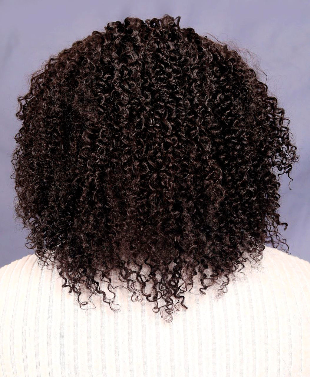 short jerry curl human hair band