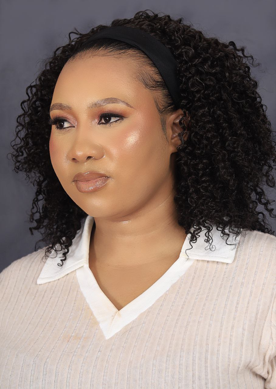 short jerry curl human hair band