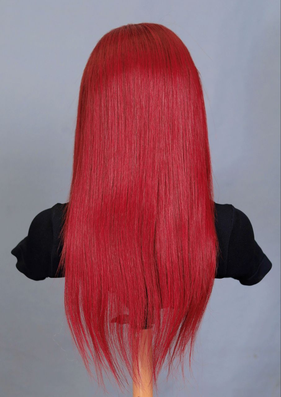 Burgundy straight